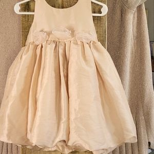 Ultra Girl 18months casual dress  in a shimmery peach color
